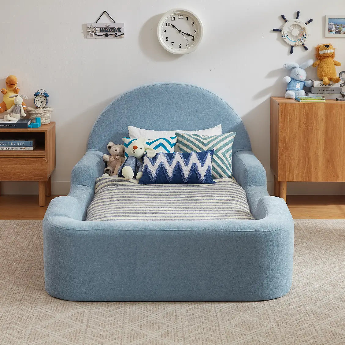 Little Lifely Single Bed - Baby Blue