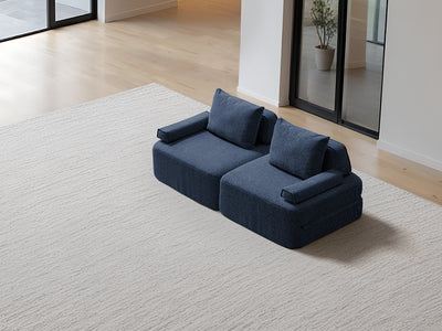 Sleeper Sofa / 2.5-Seater 2.03m Super King / Denim