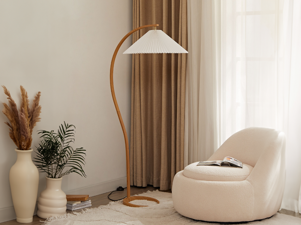 Achie Mid-Century Floor Lamp Lifely