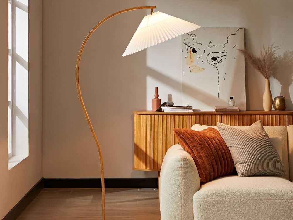 Achie Mid-Century Floor Lamp Lifely