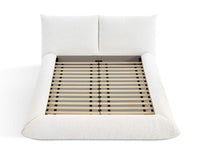Alfie Performance Fabric Bed Frame - White