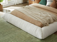 Alfie Performance Fabric Bed Frame - White