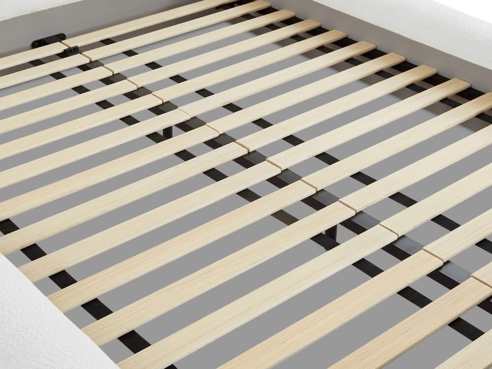 Alfie Performance Fabric Bed Frame - White