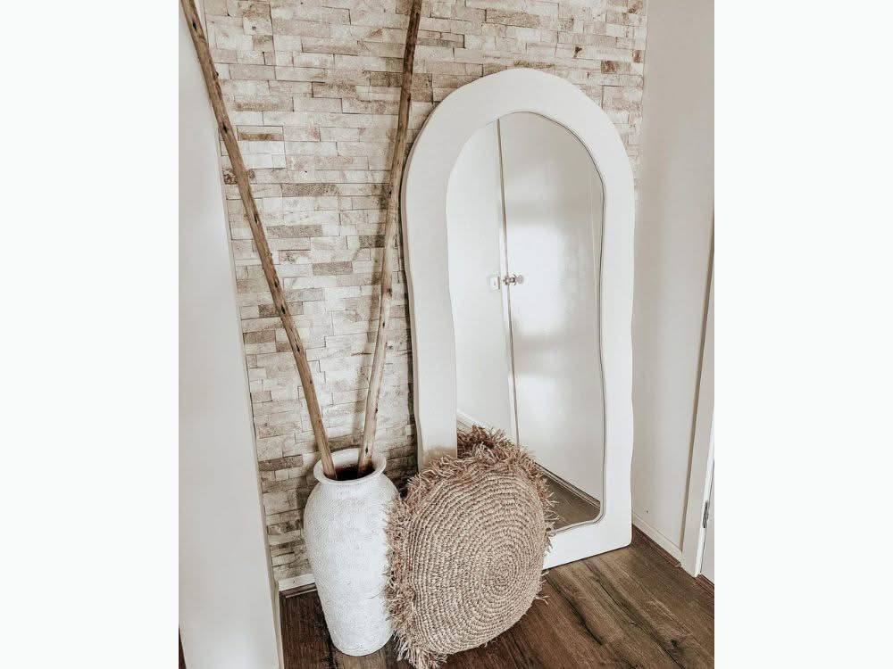 Arch White Mirror