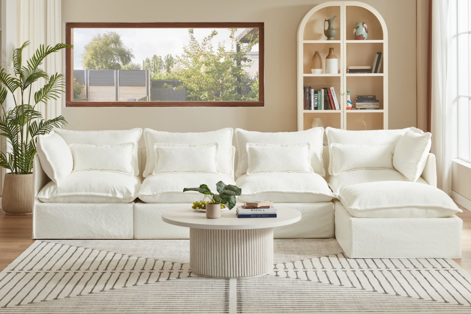 Lifely Modular Washable Ottoman