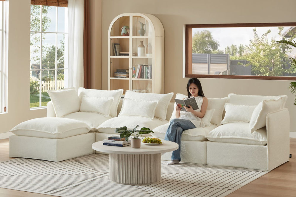 Lifely Modular Washable Ottoman