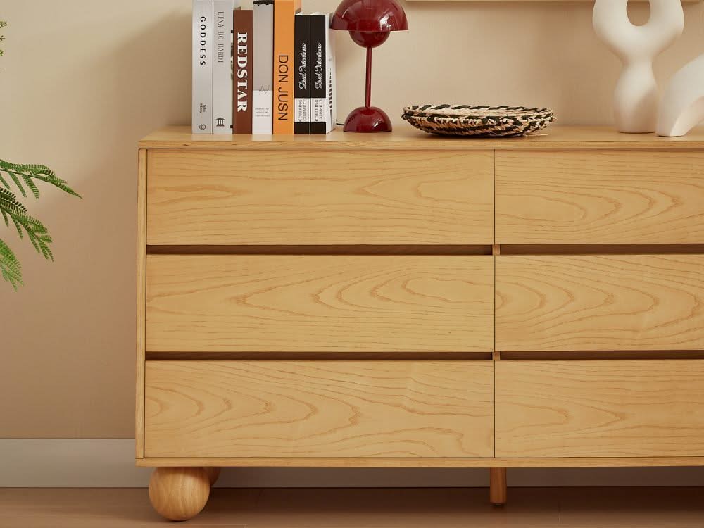 Ballico 6 Chest of Drawers - Light Oak