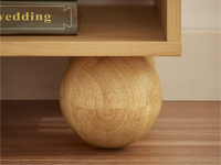 Ballico Set of 2 Bedside Table - Light Oak