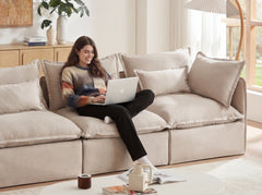 Linen Beige / Ottoman