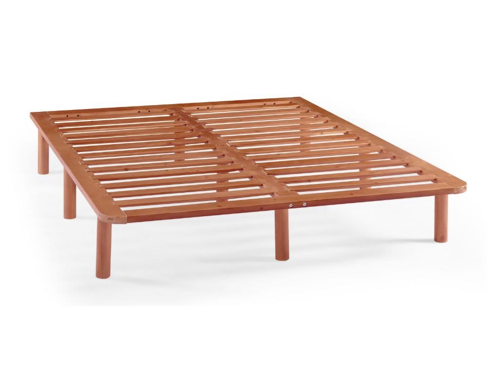 Cali Bed Base in Walnut