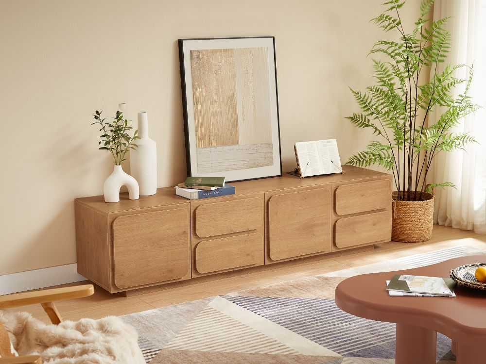 Elena TV + Cloud Russet Living Room Set – [[product type]] in [[collections]] style | Affordable Furniture by Lifely
