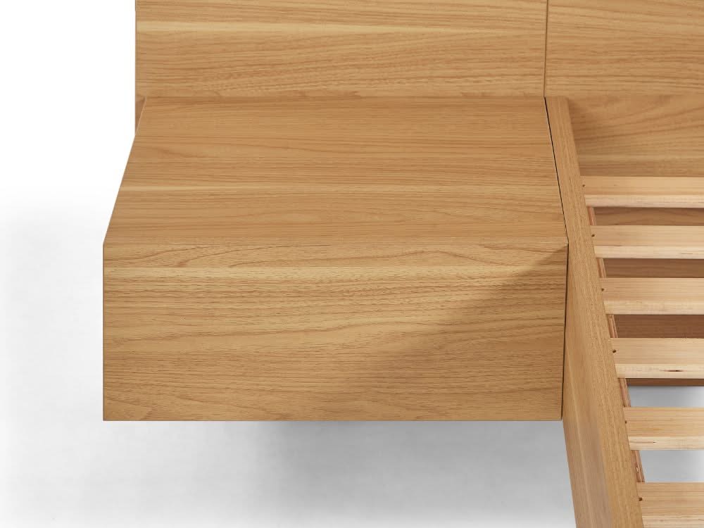 Eve Bed with 2 Bedside Tables Set