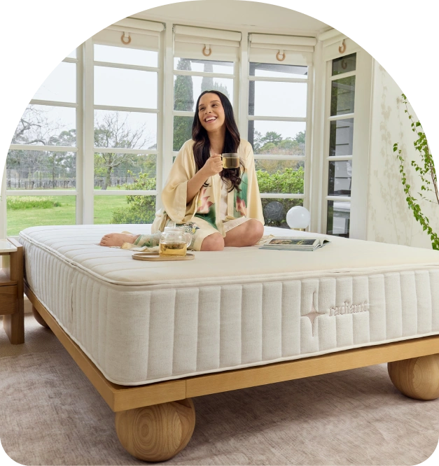 Radiant Lifely bed and bedding showcase