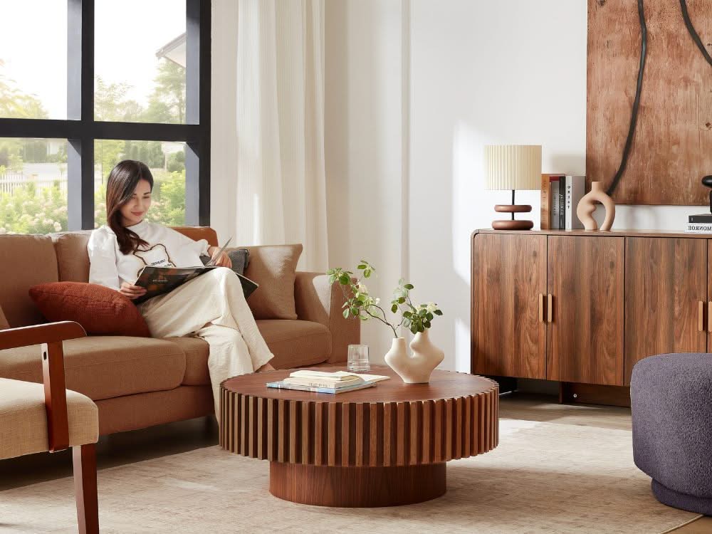 Hazel Coffee Table - Walnut