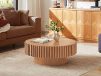 Hazel Round Coffee Table - Natural