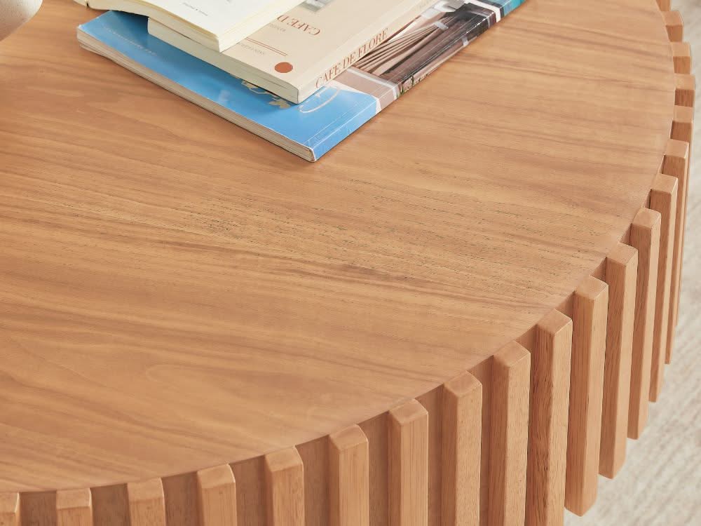 Hazel Round Coffee Table - Natural
