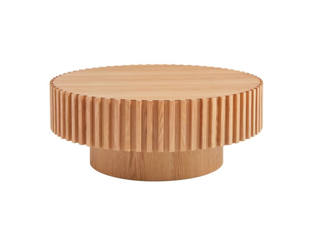 Hazel Round Coffee Table - Natural