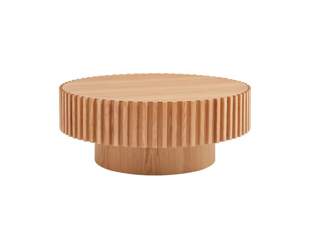 Hazel Round Coffee Table - Natural