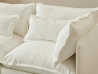 Lifely Modular 7 Seater Corner Sofa - White