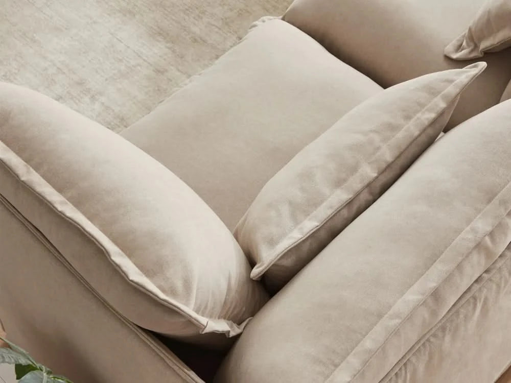 Lifely Modular 7 Seater U Sectional Sofa Ottoman - Beige
