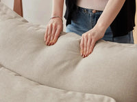 Lifely Modular 7 Seater U Sectional Sofa Ottoman - Beige