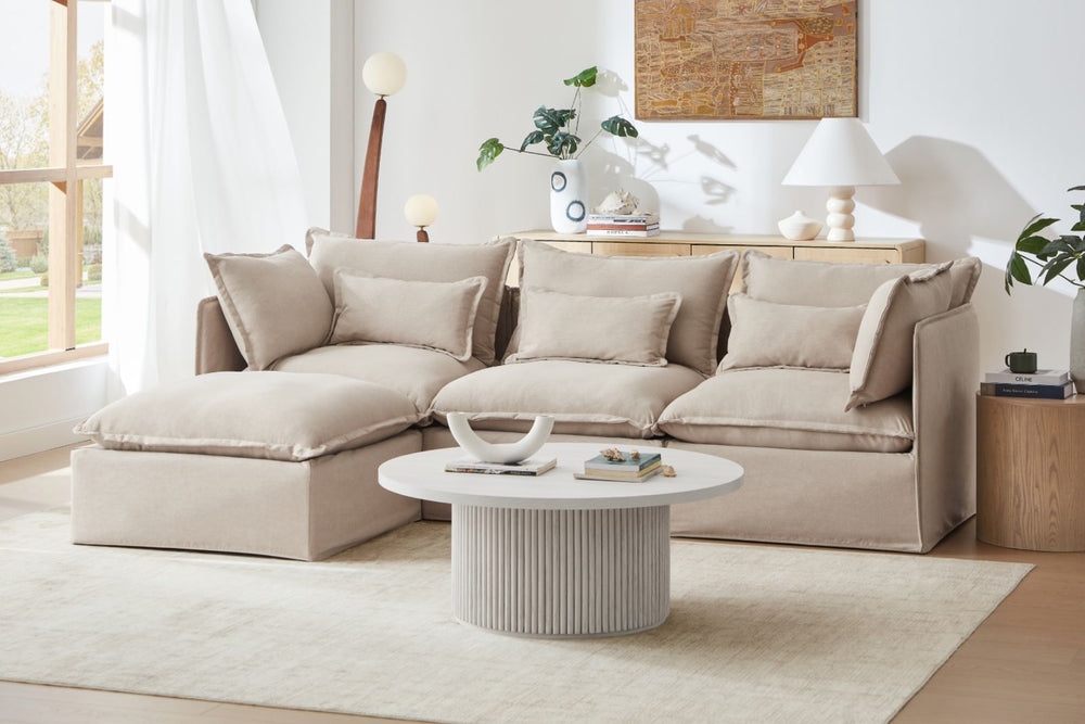 Lifely Modular Washable Ottoman