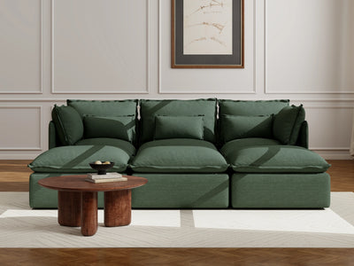 3 Seater / Bed / Dark Green