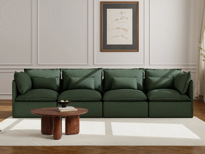 4 Seater / Sofa / Dark Green
