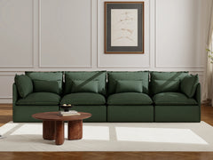 4 Seater / Sofa / Dark Green