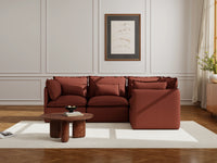 Lifely Modular 4 Seater Corner - Rust