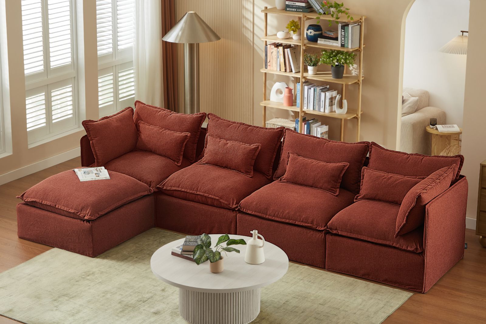 Lifely Modular Washable Ottoman