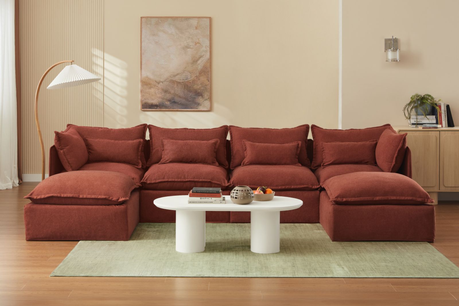 Lifely Modular Washable Ottoman