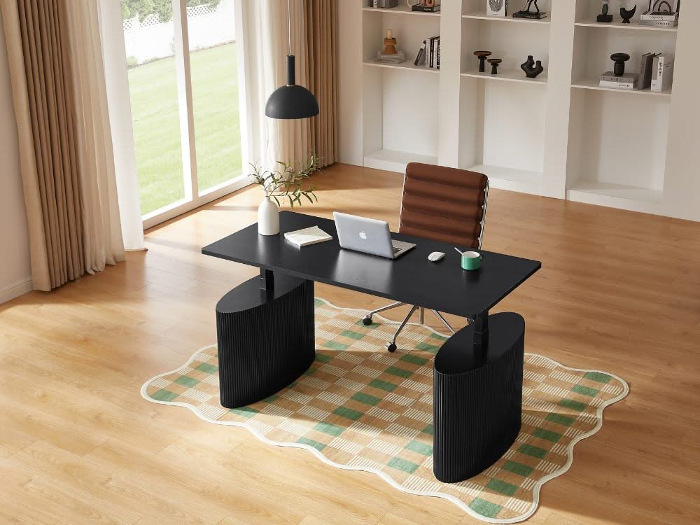 Willy Electric Height Adjustable Desk - Black