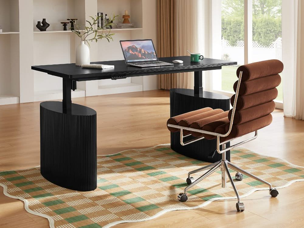 Willy Electric Height Adjustable Desk - Black