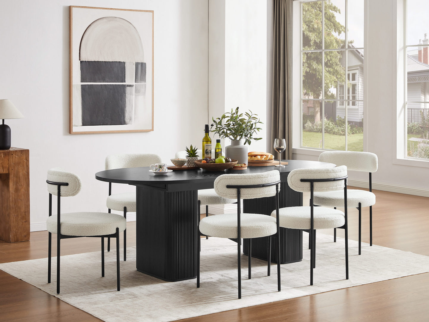 Tate Extendable Dining Table - Black