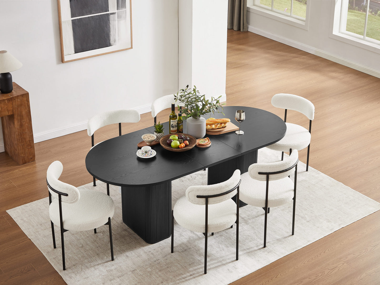 Tate Extendable Dining Table - Black