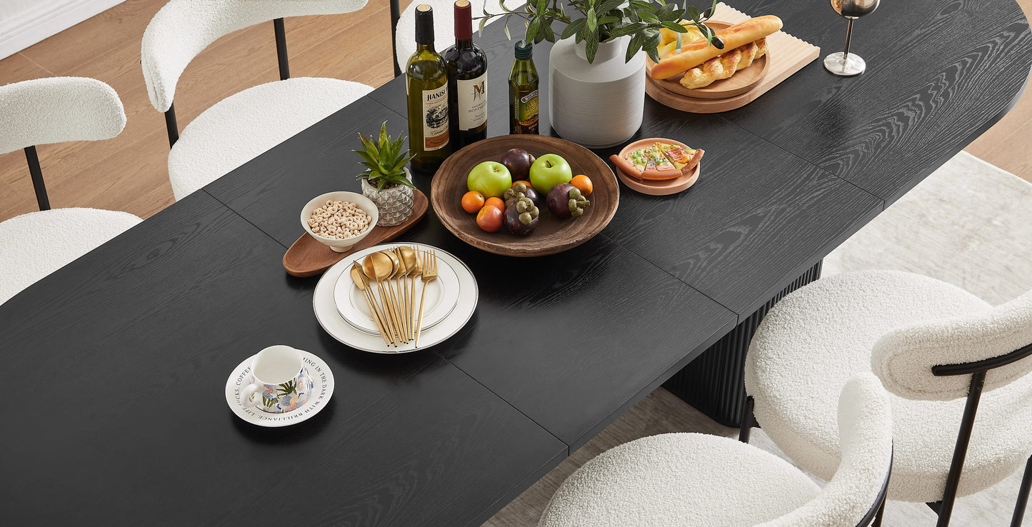 Tate Extendable Dining Table - Black