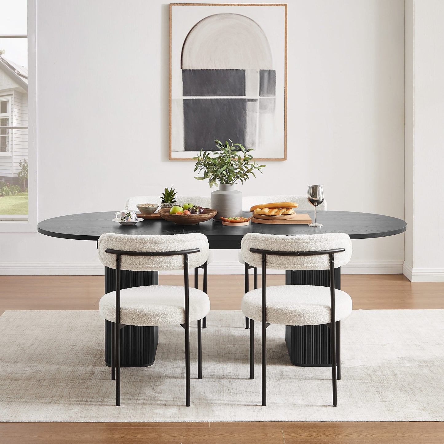 Tate Extendable Dining Table - Black