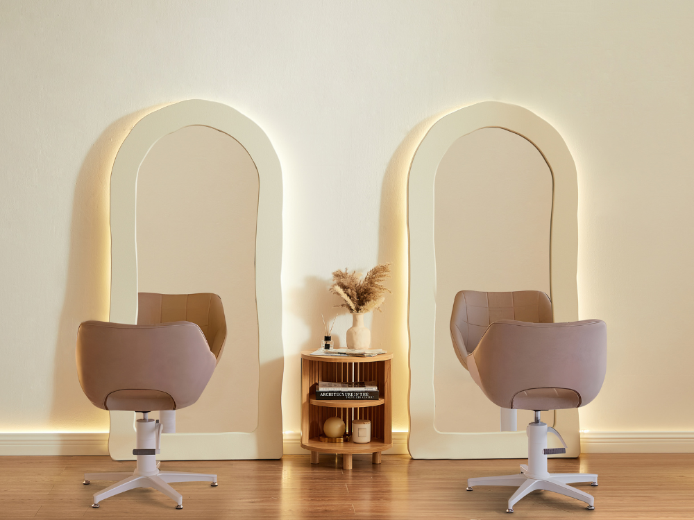 Arch White Mirror
